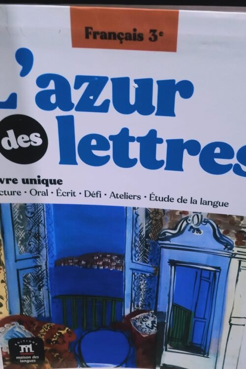 L’azur de lettres 3e (livre + Activité)